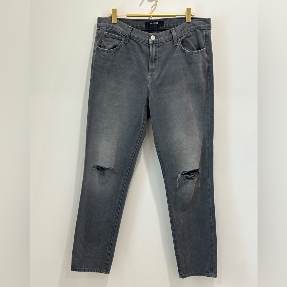 J Brand Gray Distressed Jeans size 28 never worn new